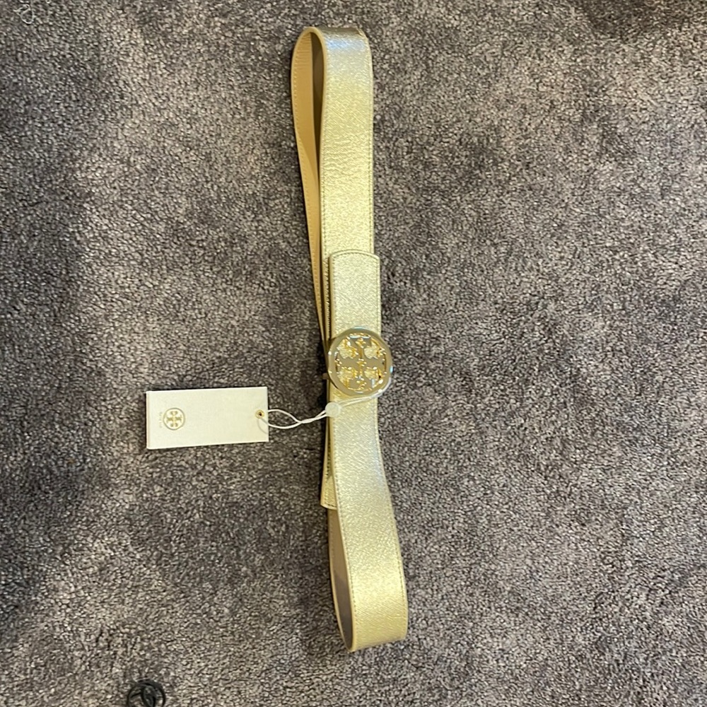NWT Tory Burch Gold Belt